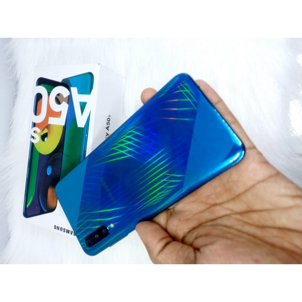 original Samsung a50s 128gb hp second Bekas fullset siap pakai promo termurah ram 6/128gb