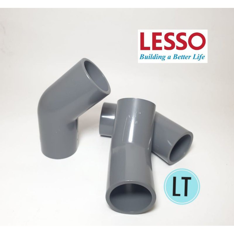 LESSO KNIE AW 1" x 45* (45 derajat) / ELBOW 45 DERAJAT
