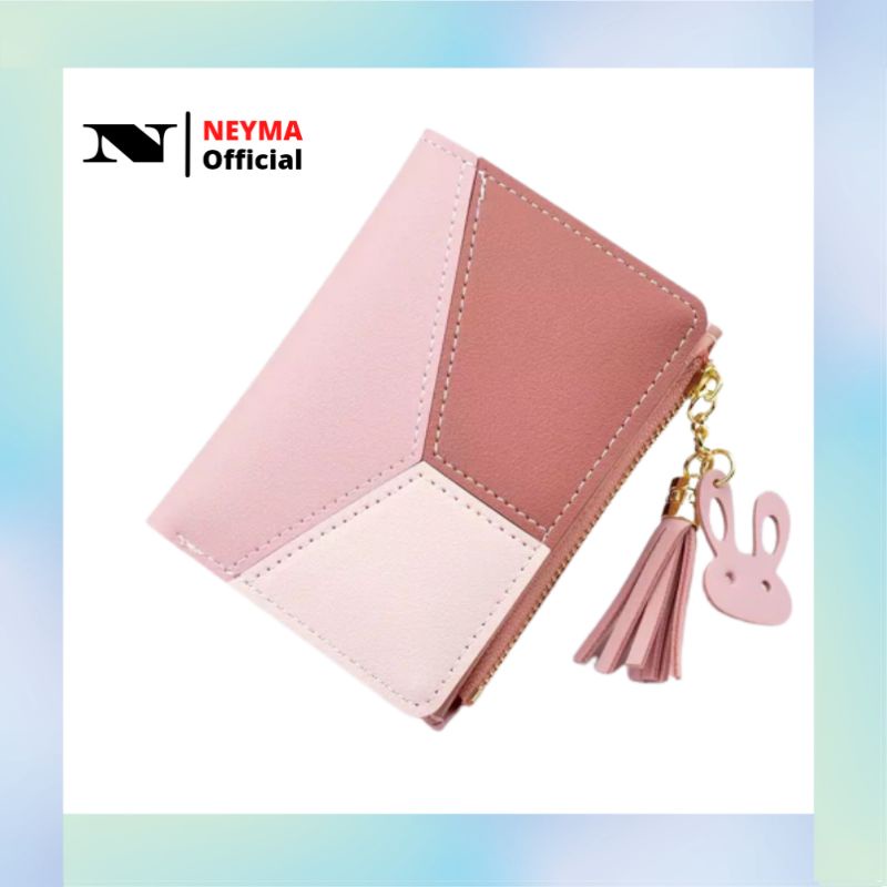 NEYMA Official - Tas Dompet Wanita Cewek ALEXA Lucu Import Murah Aesthetic Kartu Atm Dan Uang Besar 