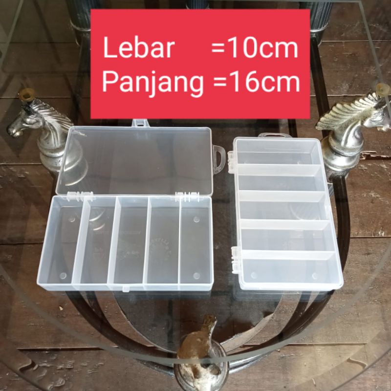 Box Lure / Kotak Soft Frog 5 Sekat