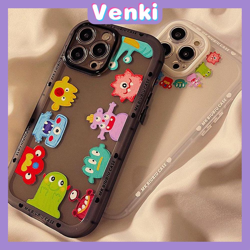 iPhone Case Silicone Soft Case Clear Case Airbag Shockproof Protection Camera Smooth Cartoon Monster Cute Compatible For iPhone 11 Pro Max 13 Pro Max 12 Pro Max 7Plus xr XS Max