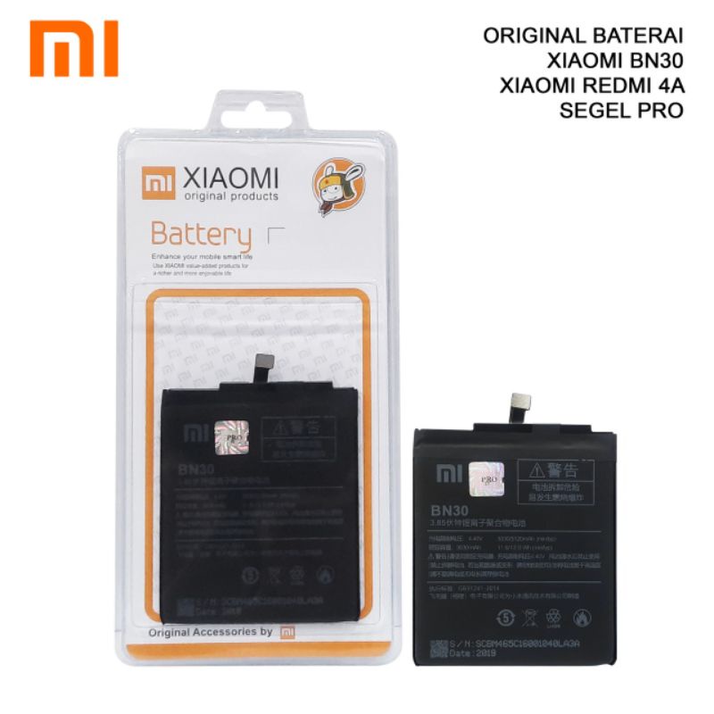 Baterai Hp XiaoMi Redmi 4A BN 30 Original / Battery Batrai Batre BN30 Xiao Mi 4 A Xiaumi Ori