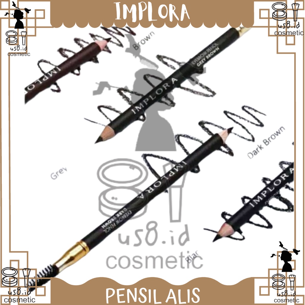 Implora (✔️BPOM) Pensil Alis 2.5 gram ( soft eyebrow pencil )