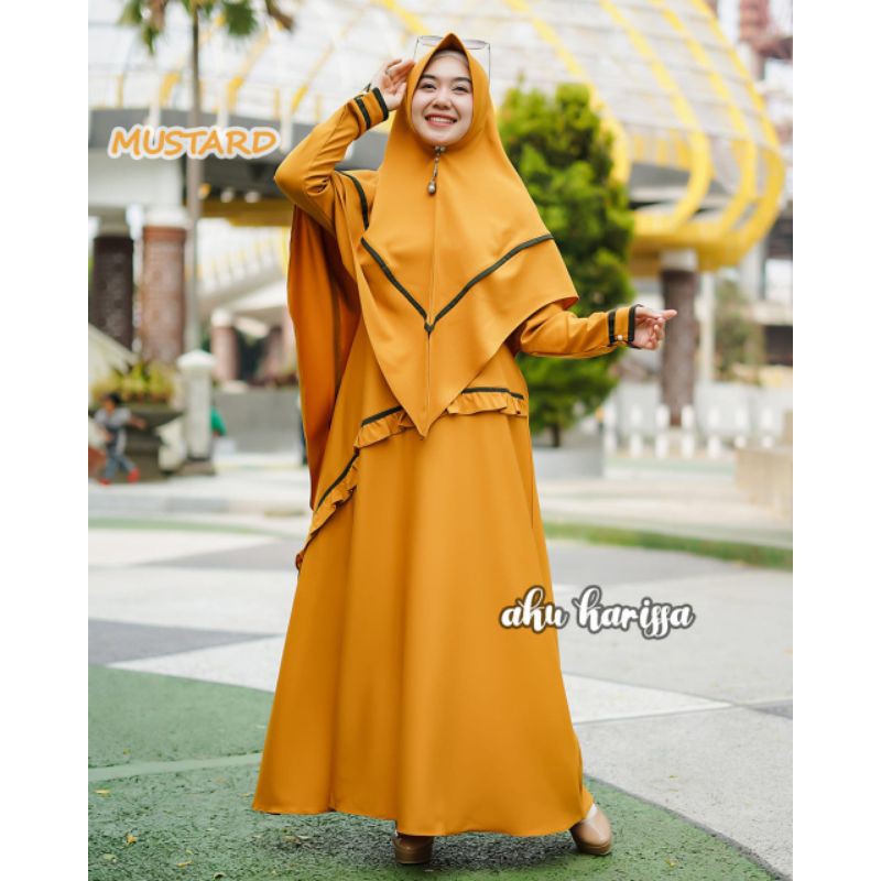 GAMIS NABILA Syar'i ORI AKU KARISSA--GAMIS AKU KARISSA--SET GAMIS NABILA