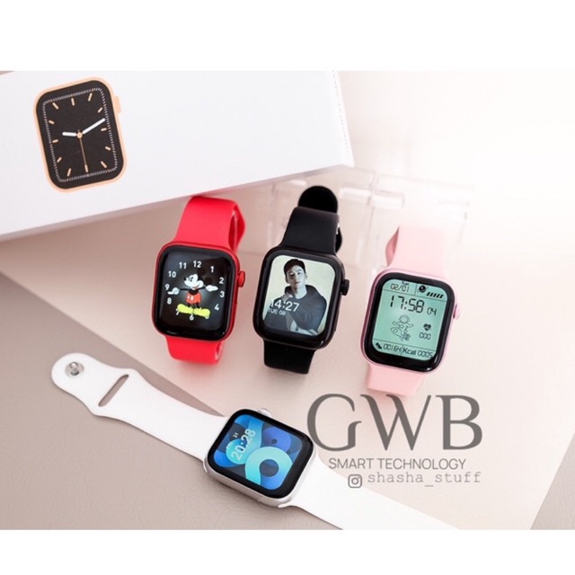 BERGARANSI✅ IWO LTE  NEW 2021 WIRELESS CHARGER(BISA TLP DARI JAM )FOR IOS &ANDROID,ZOOM IN OUT