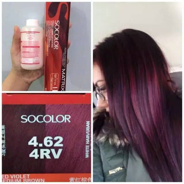 90 ML Matrix  Socolor 4 62 4RV Cat  Matrix  Cat  Rambut  