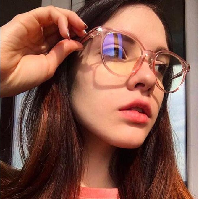 Bisa COD ★ Kacamata Pria Wanita Anti Radiasi Fashion Baru Murah Eyewear Glasses UV Protection spec29-8