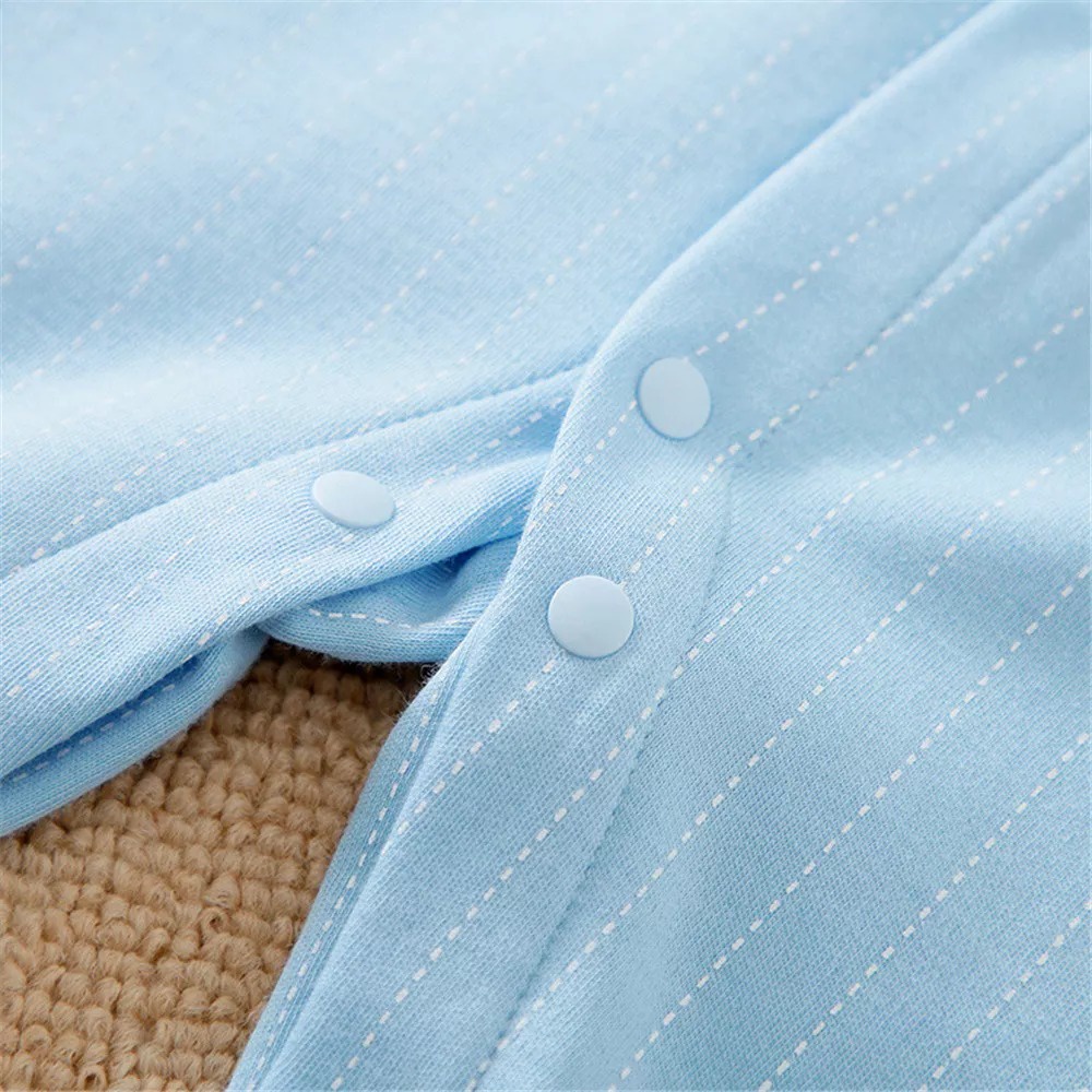 [COD] Jumper bayi Tuxedo BIRU MUDA 0-6 BULAN import / baju bayi laki laki lengan panjang jumper bayi baju pesta bayi/Babylovanta
