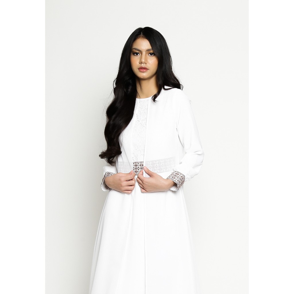 VALINO LADIES Gamis Putih Wanita - D-YEEK13-A5