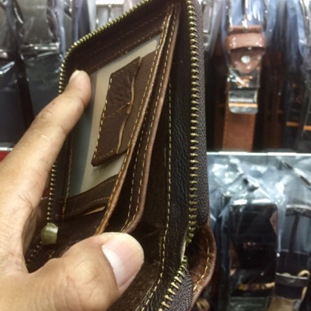 Dompet pria kulit asli berkualitas impor model res sleting full #dompet #dompetpria #dompetkulit #dompetcowok #dompetkeren