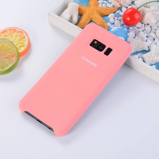 Samsung Silicone Ori PINK Samsung NOTE S8 S8+ S9 S9+ Note8 Note 9 Note10 Note 10 plus