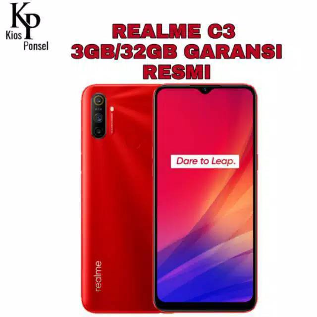 Toko_ponsel_murah  REALME C3 RAM 3GB/32GB GARANSI RESMI