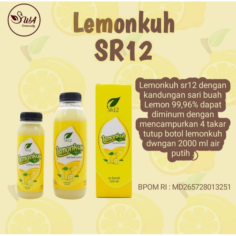 

LEMON DIET/LEMON ASLI/LEMONKUH SR12