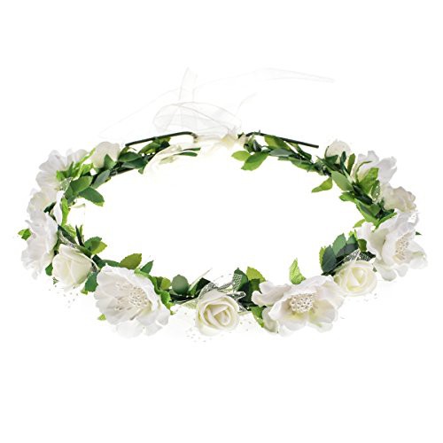 Senada Victory Mahkota Bunga Flower Crown Bridal Shower Bando Bunga