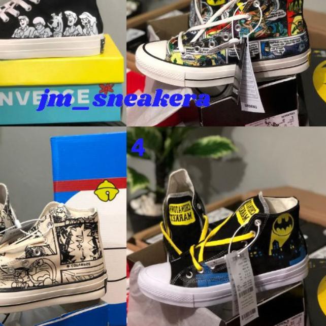 ◊ sepatu converse all star 70s high scoobydo batman doraemon sepatu converse pria wanita cassual ➢