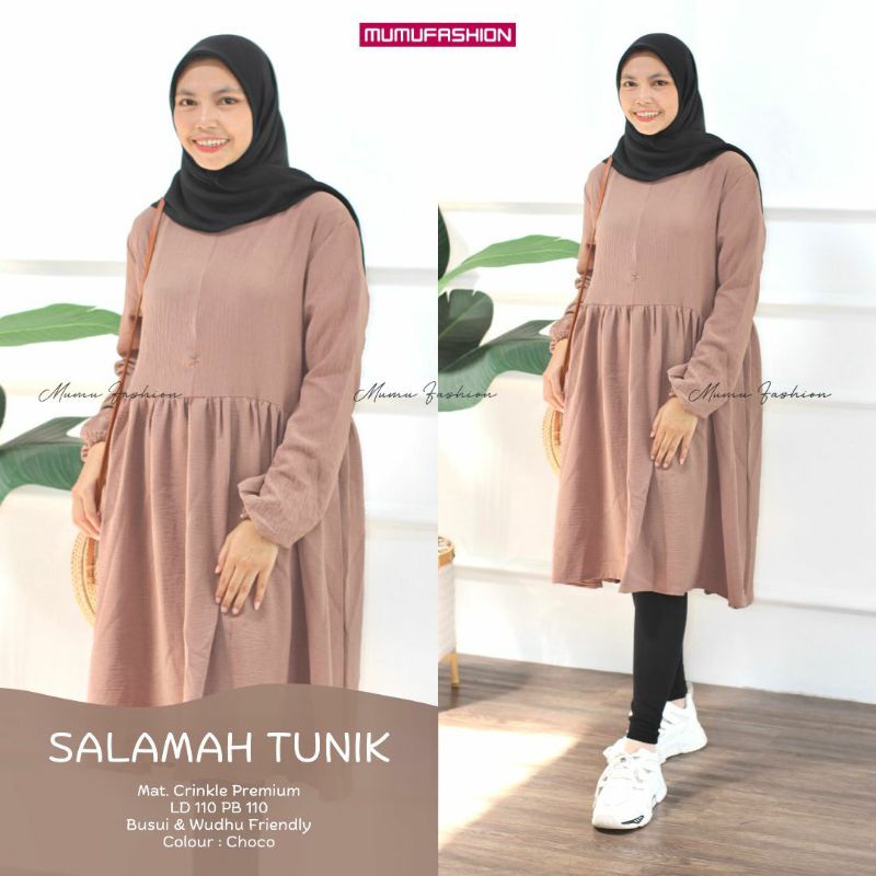 MUMU - Salamah Tunik Atasan Wanita Terlaris By Mumu Fashion Grosir Solo