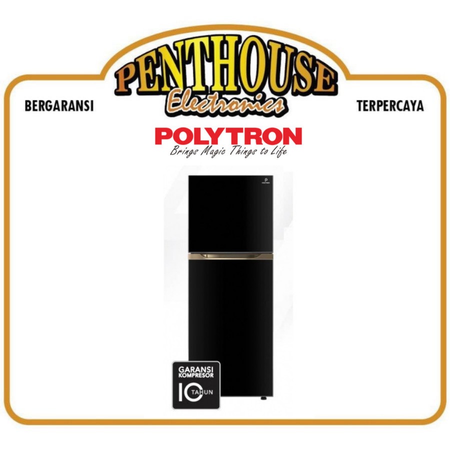Polytron Kulkas 2 Pintu PRM 491X / 491 X Belleza Big Liter Inverter