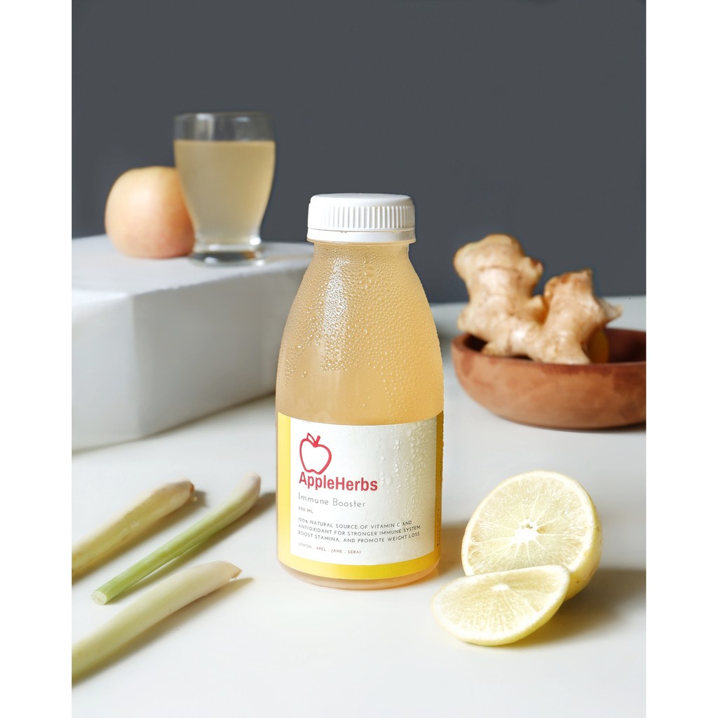 

AppleHerbs - Immune Booster 350ml - Suplemen Kesehatan - Detox Herbal