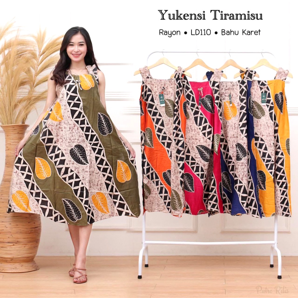 BATIK WANITA KEKINIAN DASTER RAYON YUKENSI  ( BLASTER POLKA GARDEN SHABBY MONOCROM AURORA MALIKA SAKURA ) BUMIL MURAH ADEM-YKS PAYUNG TIRAMISU