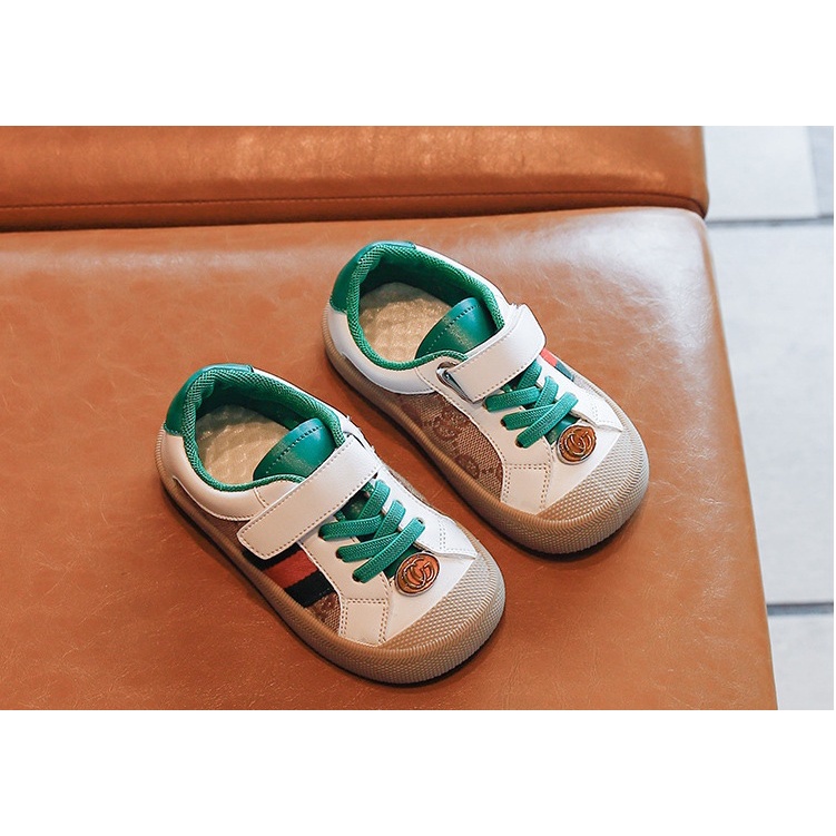 FIXED SNEAKERS 2021-376  Sepatu Anak Laki Laki Perempuan Sneakers Sekolah 1-6 Tahun IMPORT LENTUR