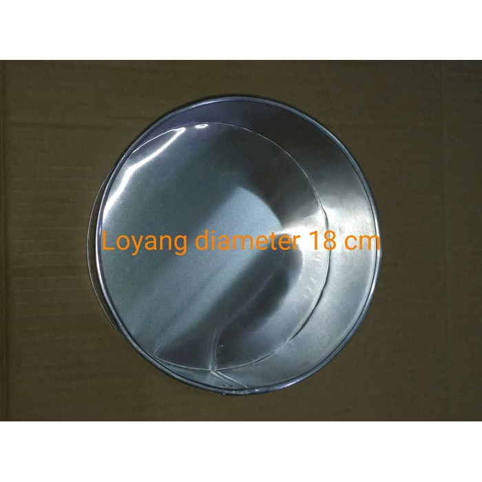 Loyang bulat tinggi 7 cm dia. 18 cm