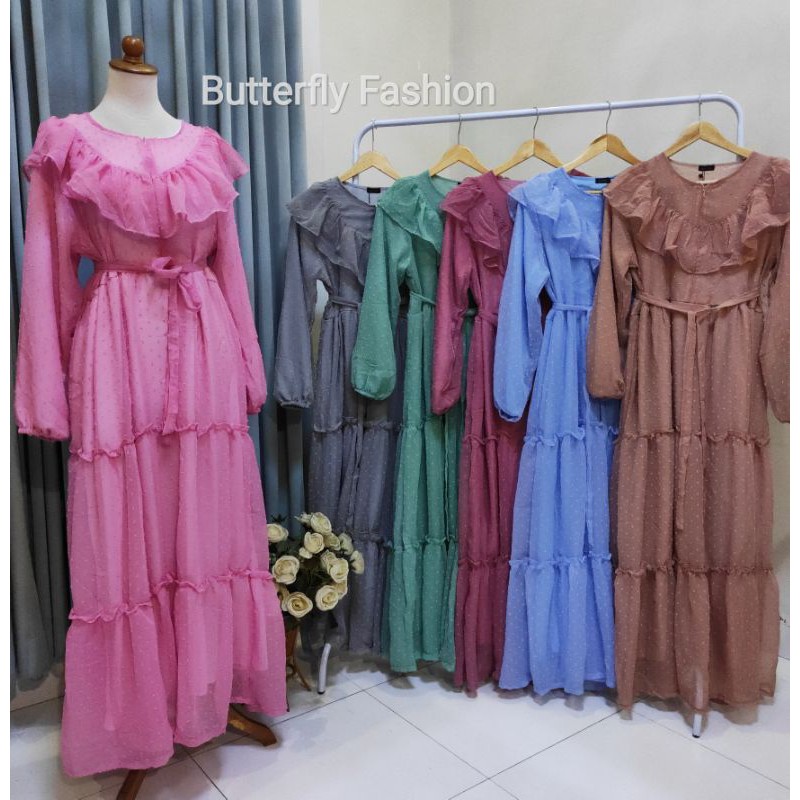 GAMIS EXTU RUBIAH/ GAMIS EXTU CANTIK / GAMIS PESTA CANTIK