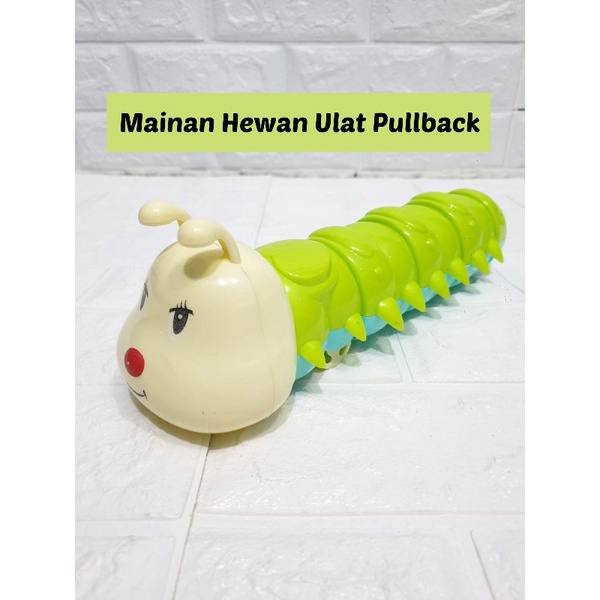 Mainan Hewan Hewanan Ulat Pullback Murah/Mainan Miniatur Hewan Anak Laki Laki Murah/Mainan Hewan Hew