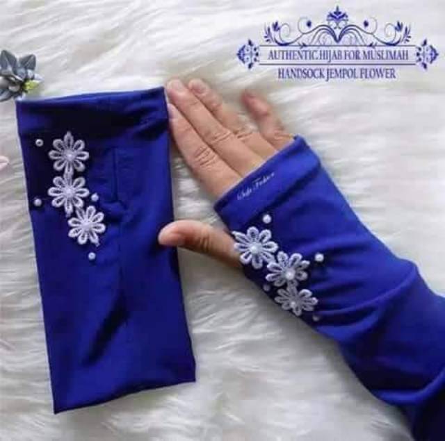 Handsock jempol flower