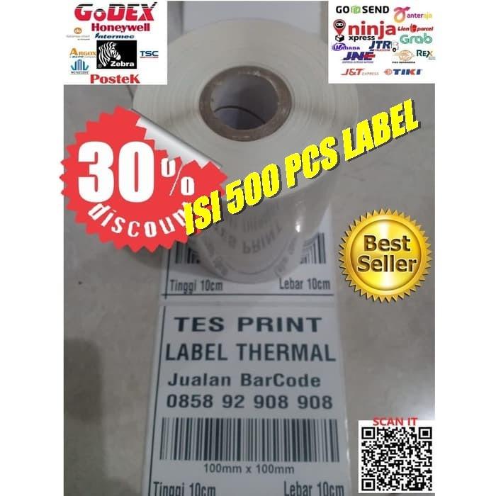 

Delia | Stiker Kertas Label Thermal 100X100 | 100Mm X 100Mm | 10Cm X 10Cm