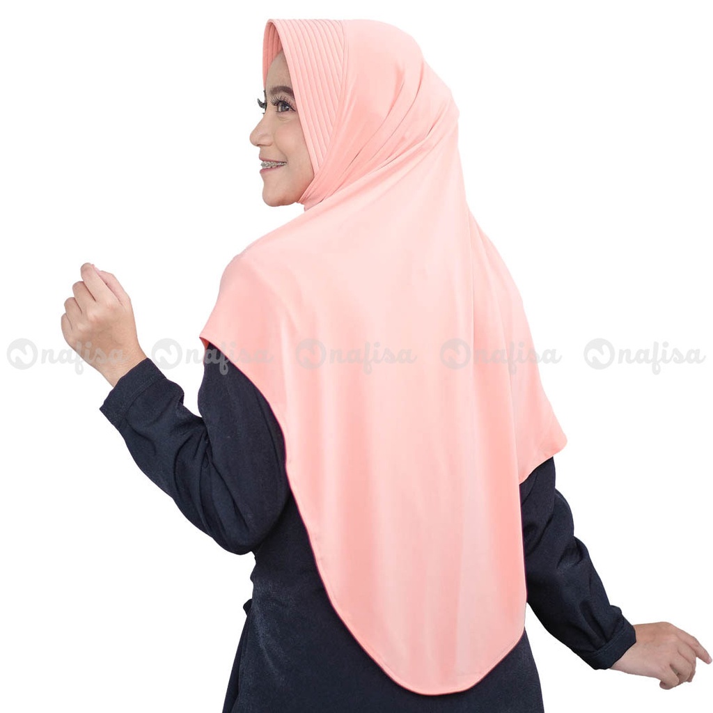 JILBAB KERUDUNG Instan Bergo Nafisa SAHIRA | Jilbab instan Khimar | Kerudung Instan Pad Kecil | Hijab Instan Terlaris | Jilbab Nafisa Rempel