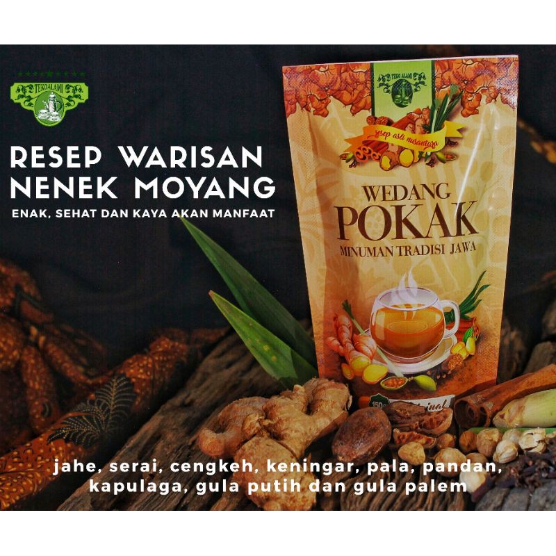 

Wedang uwuh instant, minuman tradisional wedang rempah, wedang pokak