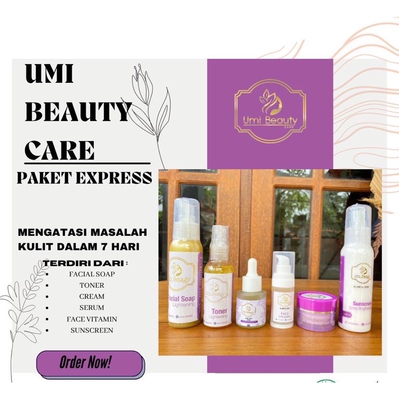 Paket ekpress umi beauty care by umi alfatih skincare ampuh muara enim
