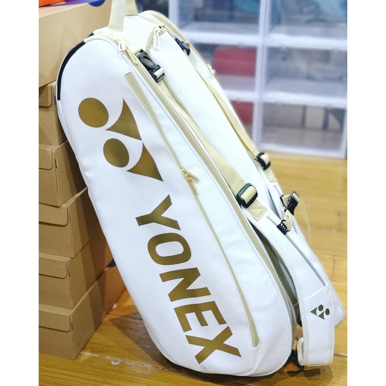 Limited Edition Tas Tenis Yonex 6R White Gold 92026 Naomi Osaka Original
