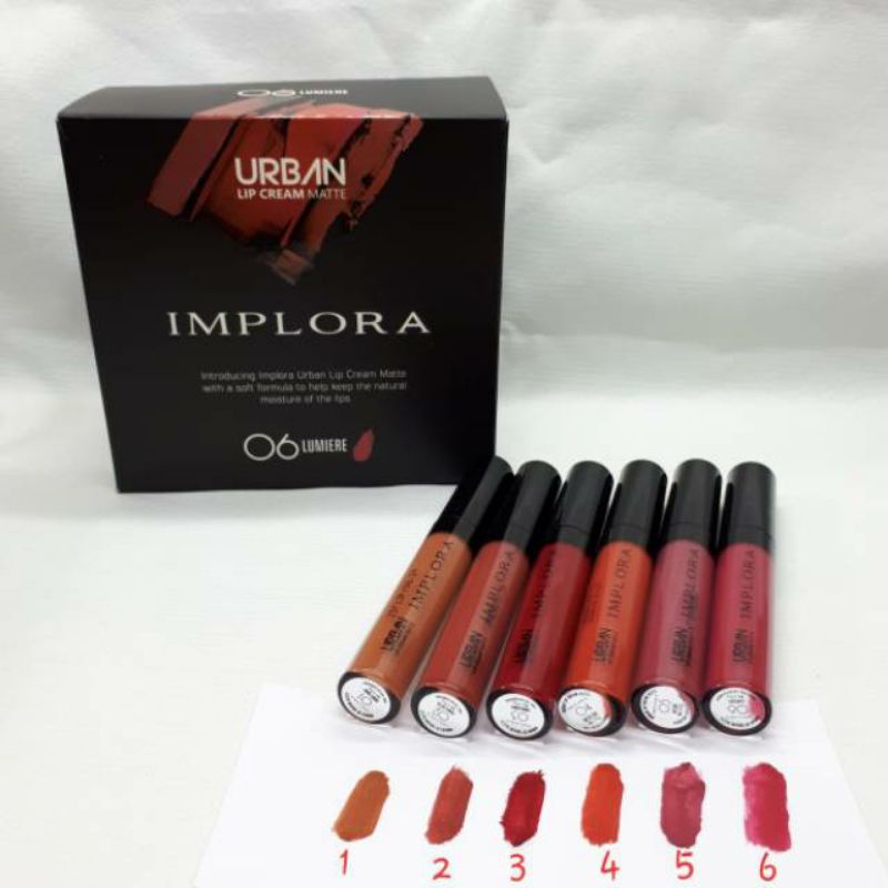 Lipstik Implora Asli Lipstik Implora Urban Long Lasting Tahan Lama LIPSTIK