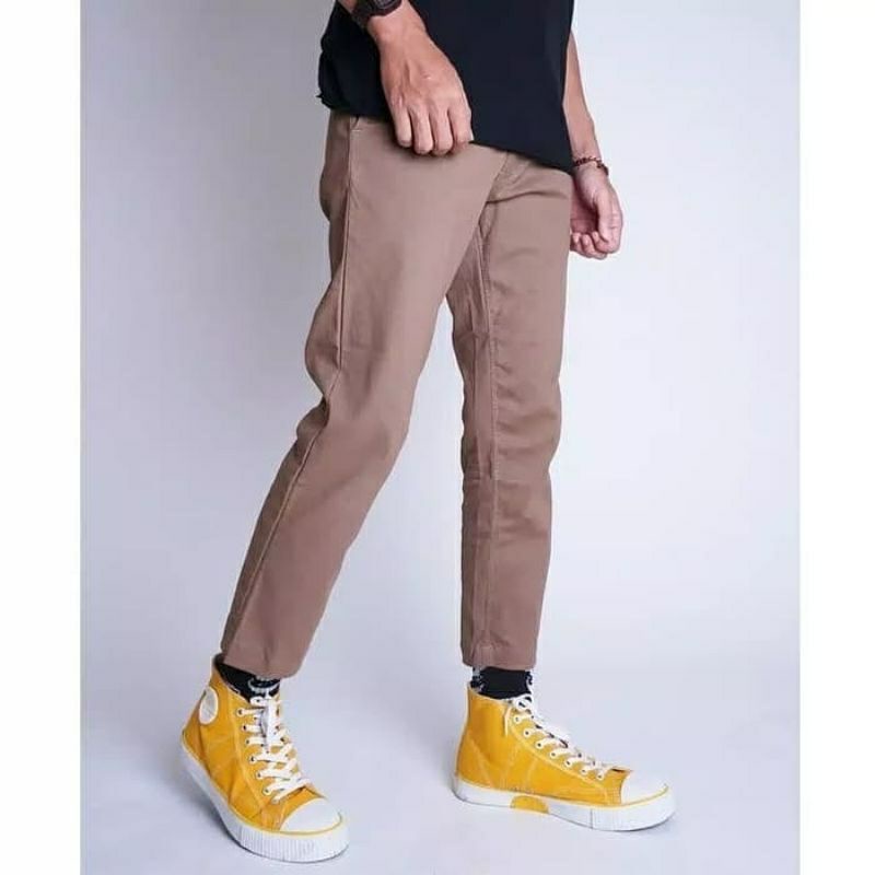 Celana Ankle Pants chinos Pria)/celana kantor/celana formal (CHINOS)