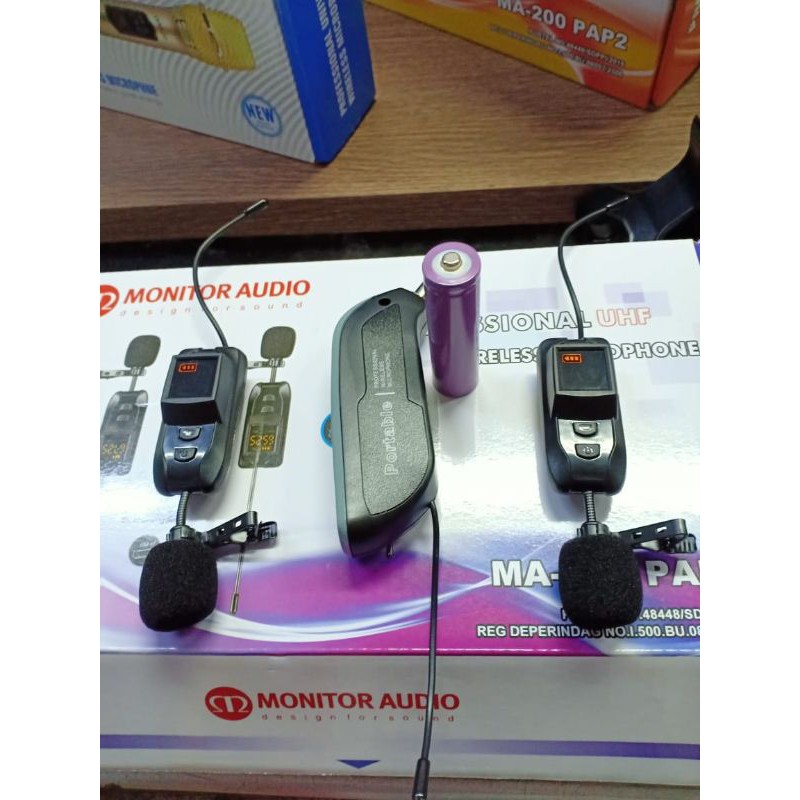 mic clip on/jepit wirelesa monitor audio BM200 PAP4.mic imam DLL