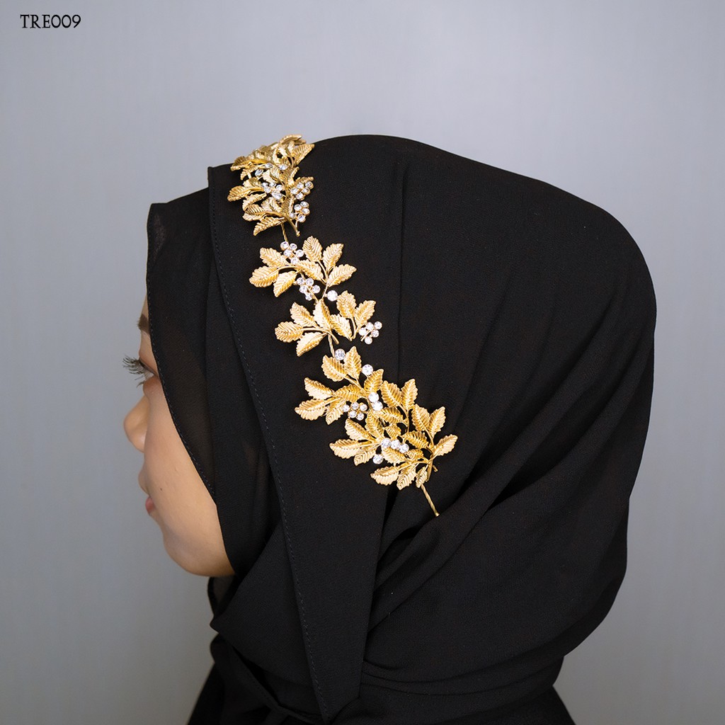 [READY STOCK] SATU SET TIARA HAIRPIECE HIJAB AAKSESORIS FASHION TRE009