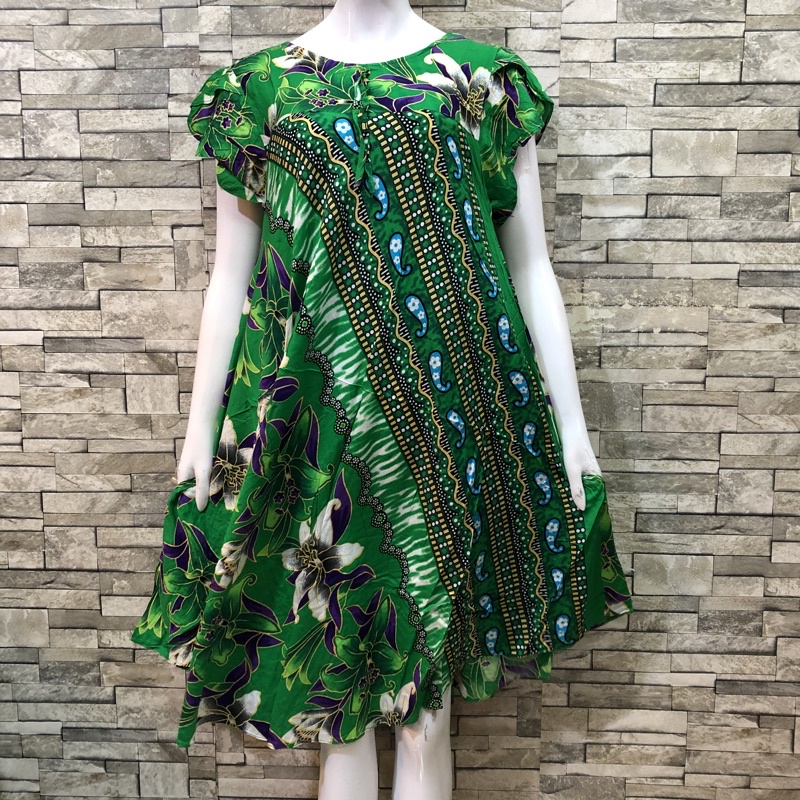 DASTER KLOK GAJAH PUTIH TANGAN DAUN | DASTER BATIK BALI-7