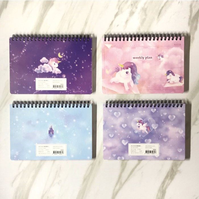 

Star Buku Agenda Weekly Planner Unicorn Promo