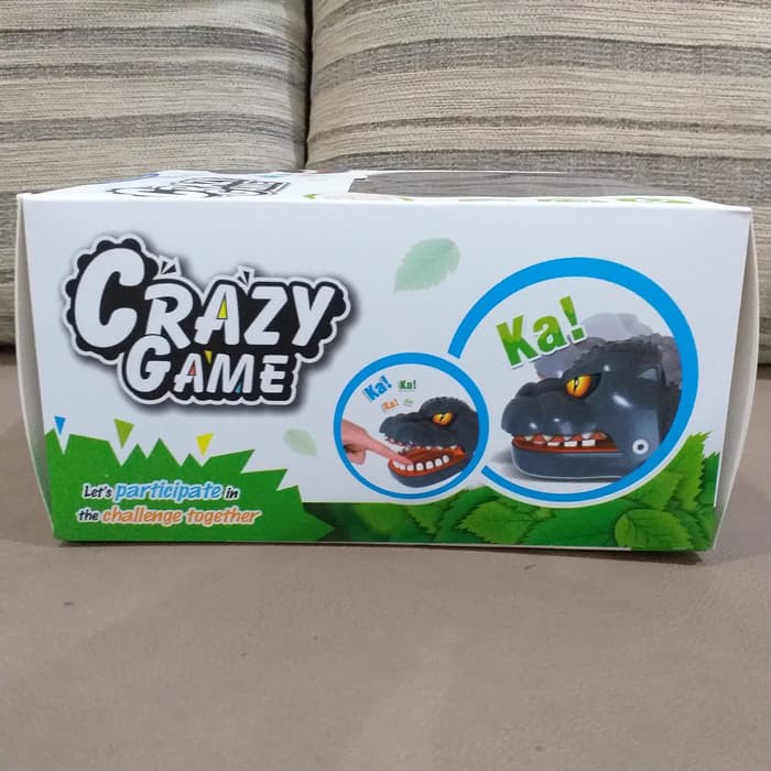 Mainan gigitan Buaya Galak Seruu / Crazy Game Crocodile