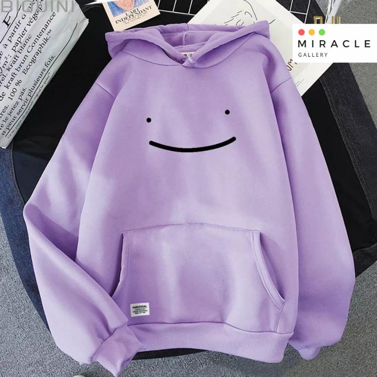 Sweater Hoodie Couple / Jaket pasangan BIG SMILE Bahan Fleece Premium