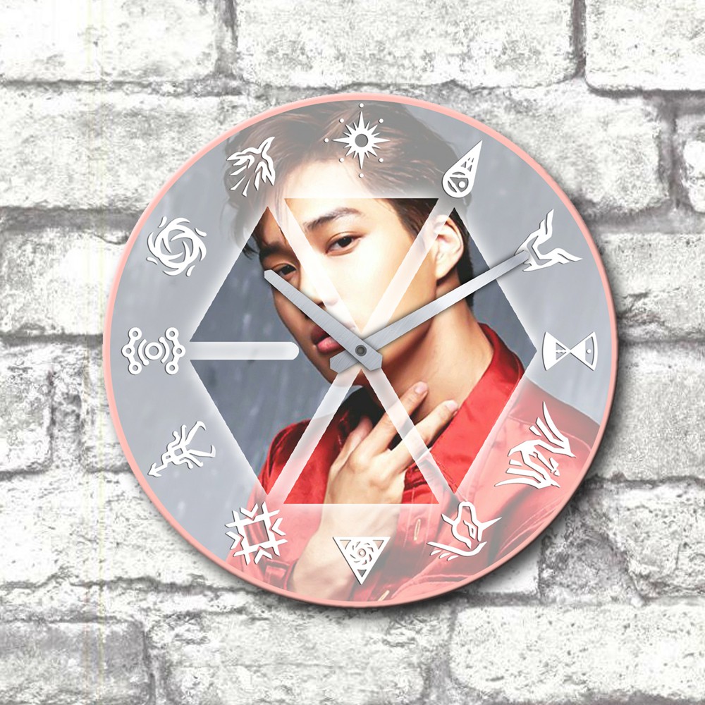 Jam dinding EXO member - kode KAI