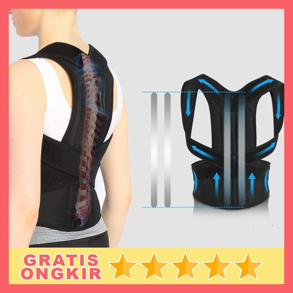 GS8 Terapi Koreksi Postur Tulang Punggung Size S M L XL Belt Magnetic Y11002 YOSYO GS8