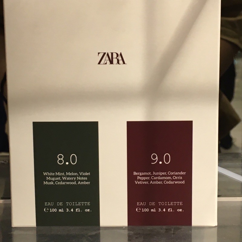 Zara Men's Parfume 8.0 & 9.0 100ml (BACA DESKRIPSI)