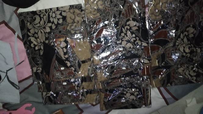 Couple Batik Tunik Modern Seragam Kerja Kantor Lengan Panjang