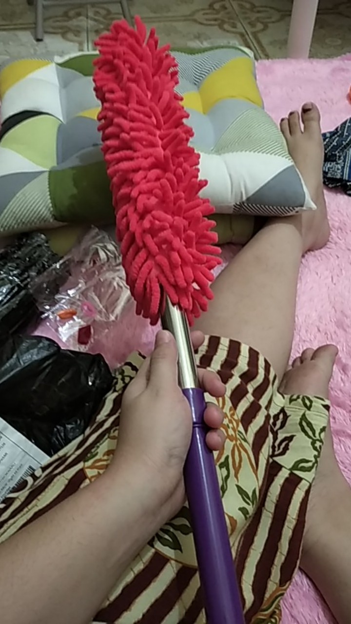 Kemucing Tarik Microfiber Cendol Kemoceng Bisa Di Panjangkan Serbaguna