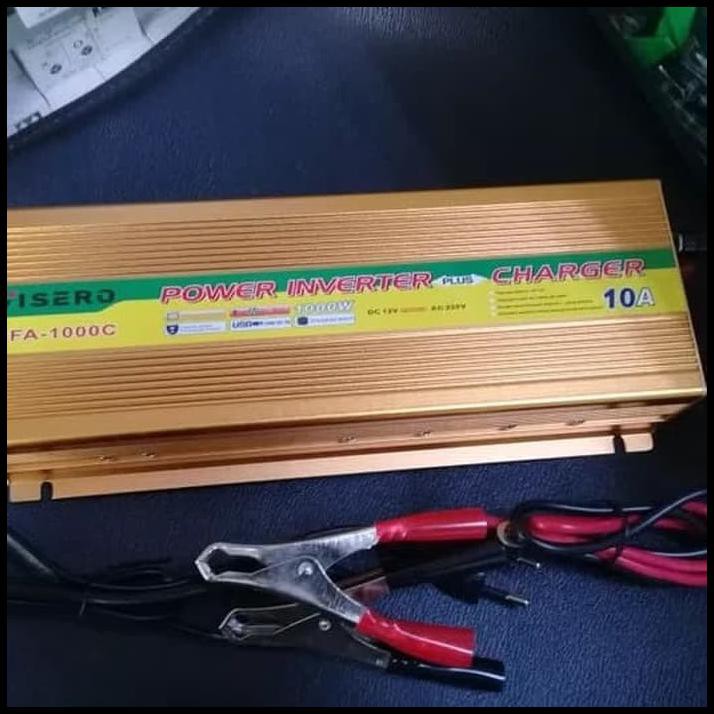 Promo Terbatas Visero Power Inverter 1000W Plus Charger Aki 10A Otomatis