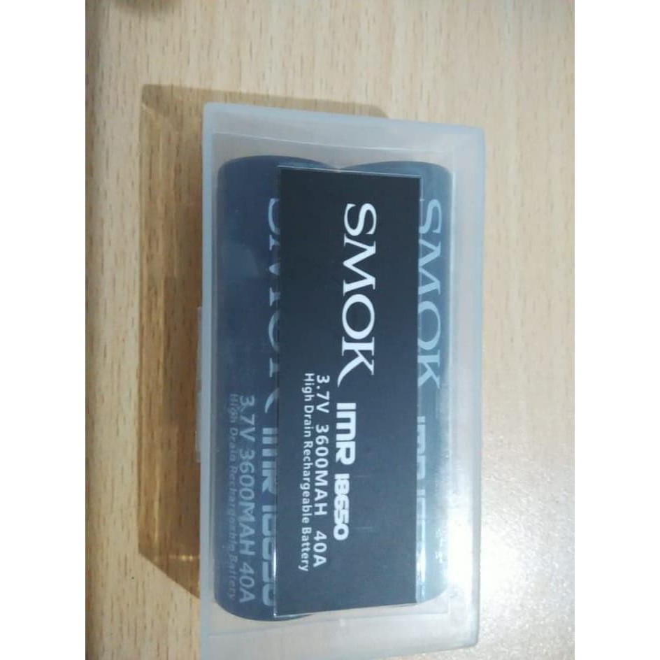 Baterai 18650 SMOK HITAM 3600mAh 40A clone