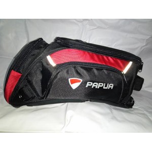 Tas Tanki Motor Tankbag Papua 2016 warna Hitam Merah by Donimoto