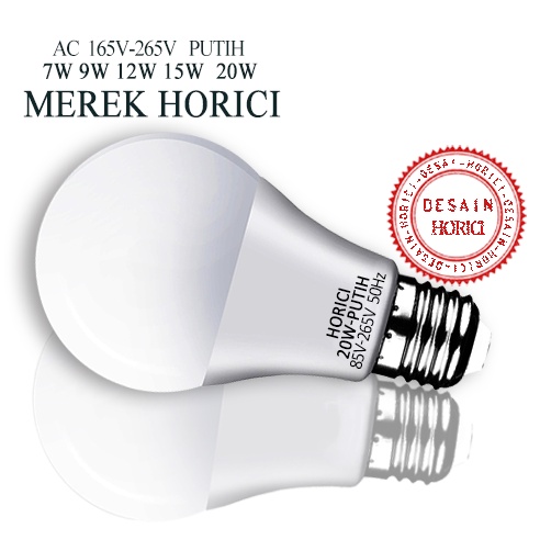 MEREK HORICI ASLI/ LAMPU BOHLAM / 7W 9W 12W 15W 20W/ LEBIH HEMAT LISTRIK